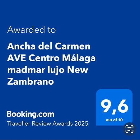 Ferienwohnung Ancha Del Carmen Ave Centro Malaga Madmar Lujo New Zambrano Exterior foto